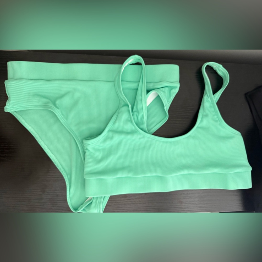 Teal 2 piece Swim size Large
